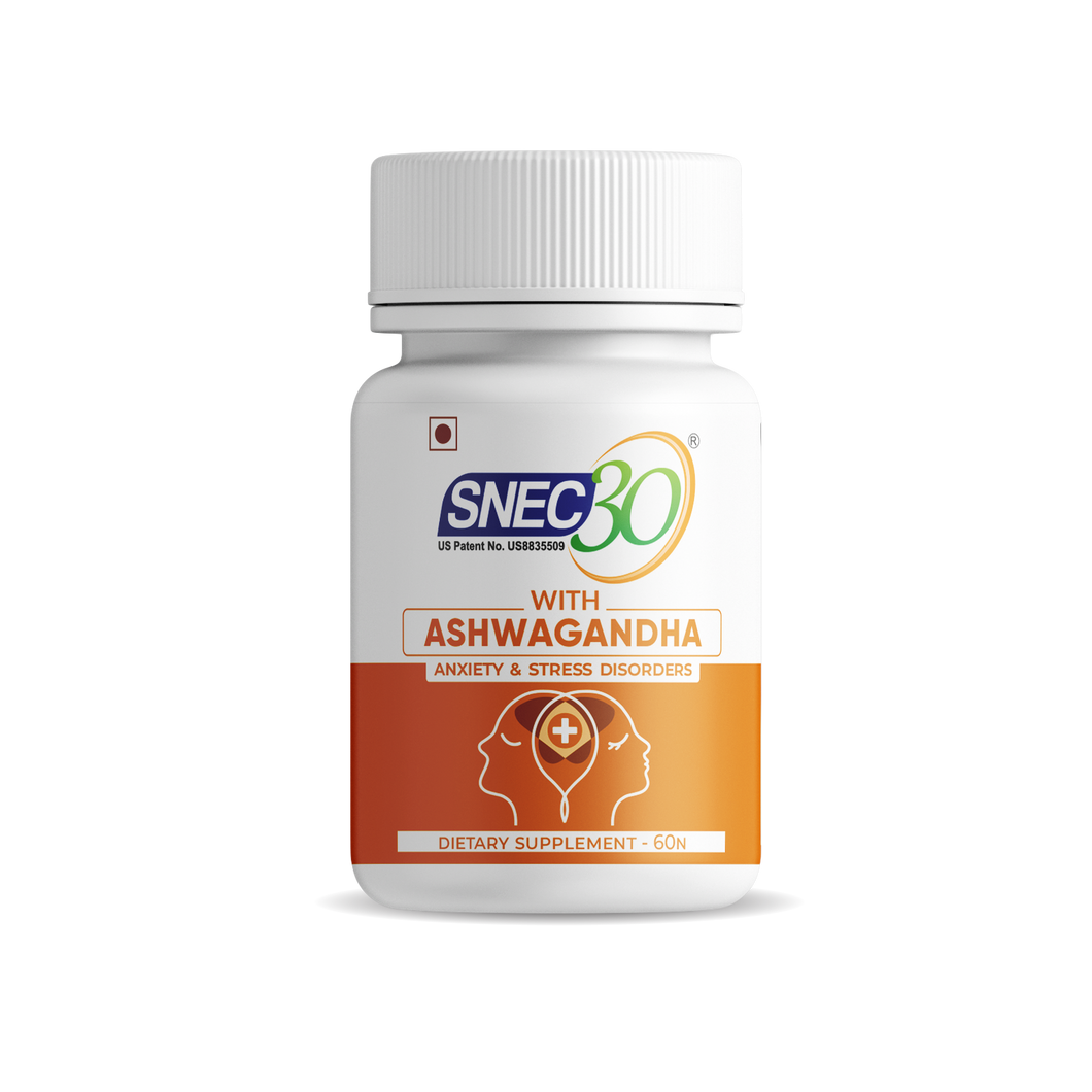 SNEC30 With Ashwagandha Capsule I Anxiety & Stress Disorders