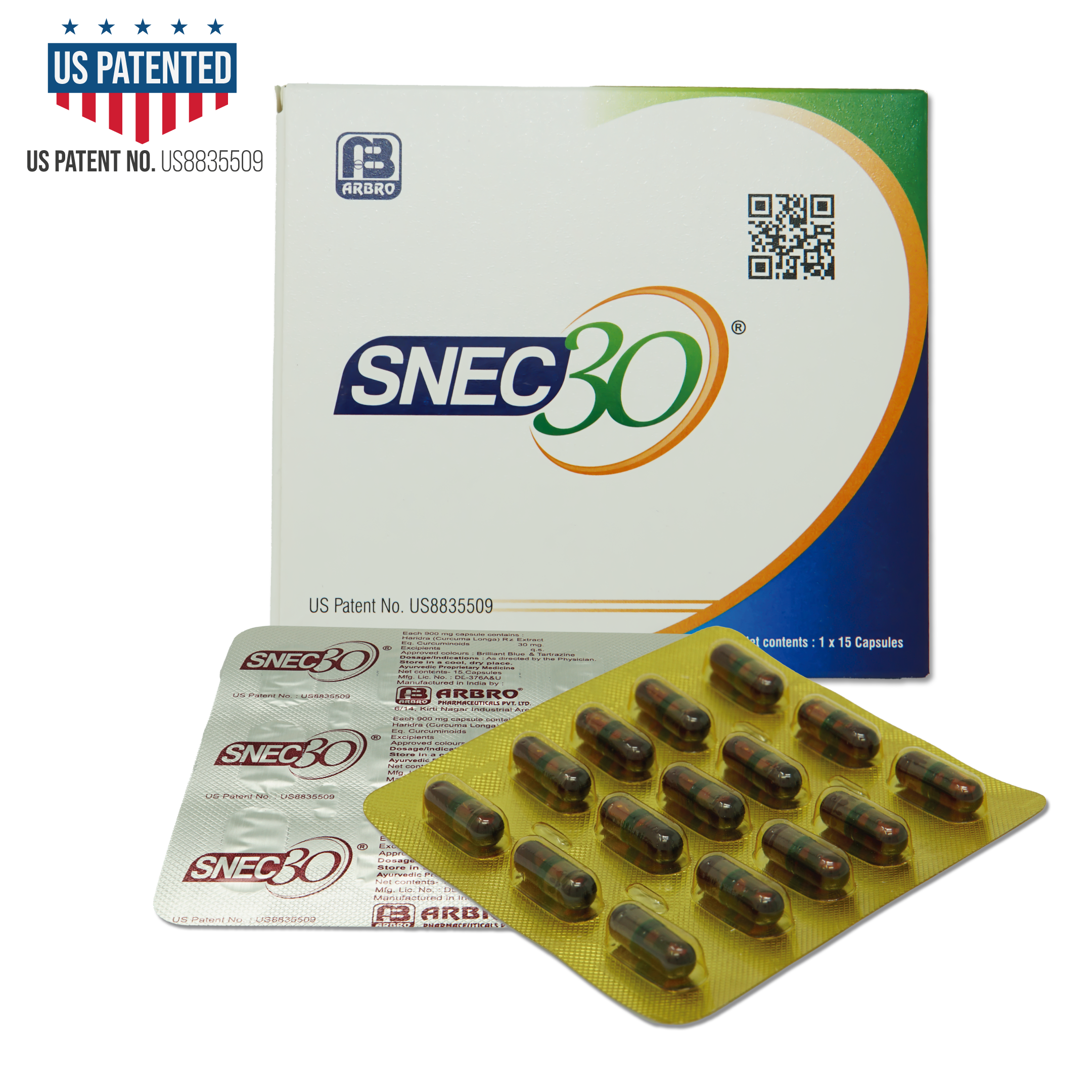 SNEC30-15 Curcumin Capsules I Boosts Immunity (Pack of 2)